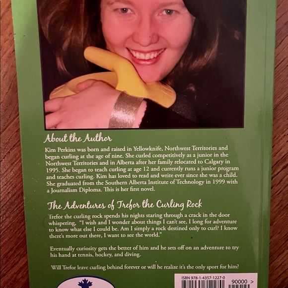 Curling Book The Adventures of Trefor the Curling Rock 🥌 Fictional Sport Book - Picture 2 of 5